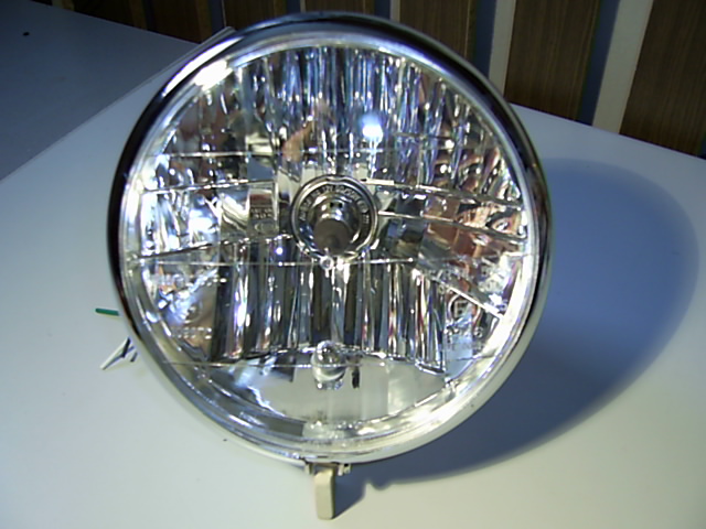 7 LED Hauptscheinwerfer PHANTOM mit Standlicht ECE chrom